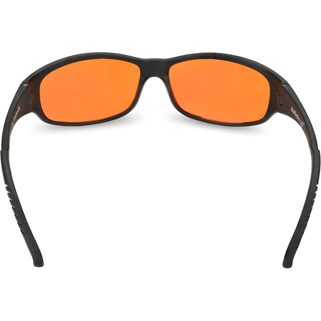 Buy now Blue Light Blocking Amber Glasses for Sleep 99.9 Percent Effective - Nighttime Eye Wear - Special Orange Tinted Glasses Help You Sleep and Relax Your Eyes at indiglob india