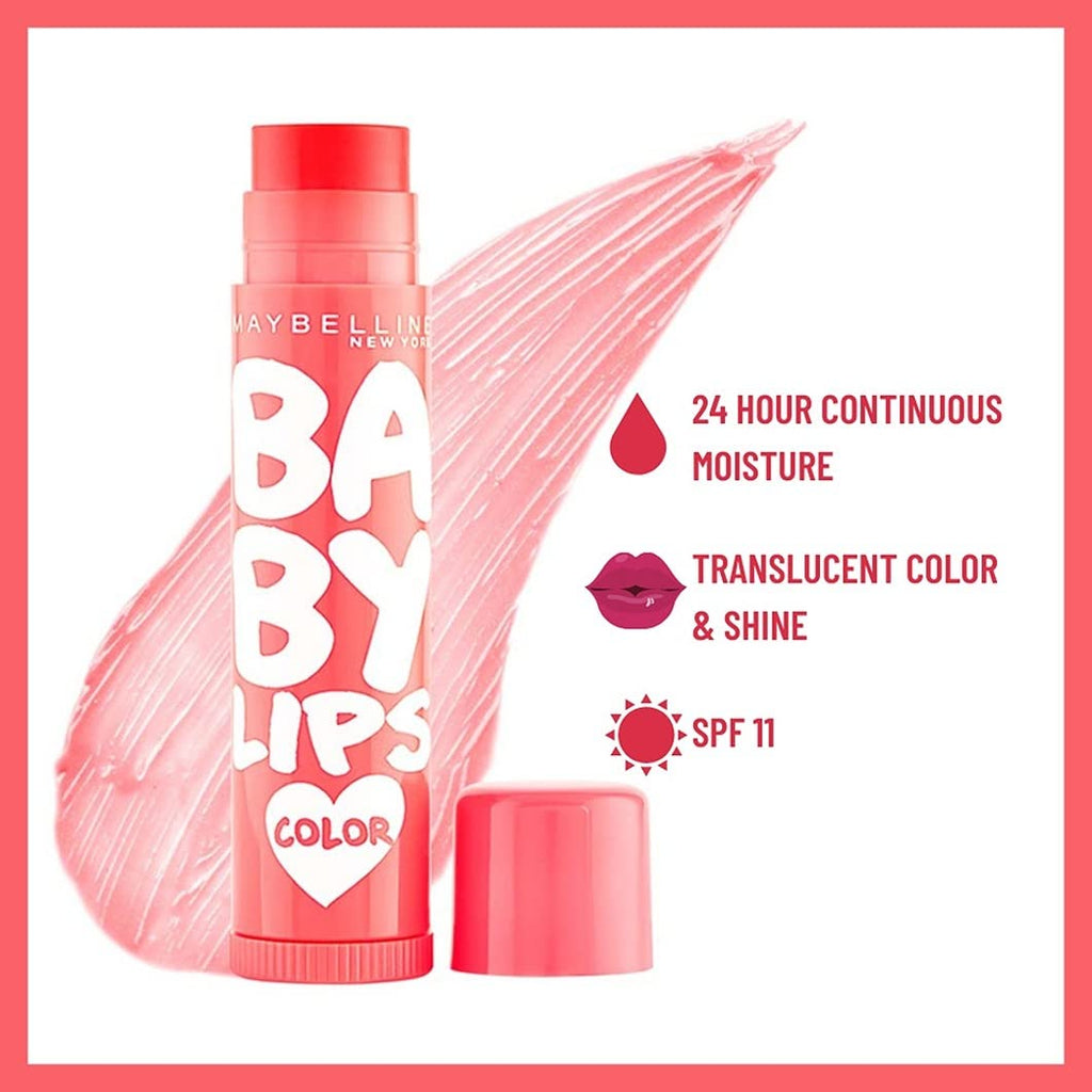 Buy now Maybelline Baby Lips Color SPF 11 Lip Balm 4g (Cherry Kiss) at indiglob india