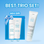 ETUDE SoonJung 2x Intensive Cream Best Trio Set for Barrier Repair | 2x Barrier Cream 2.02 Fl Oz + pH 5.5 Relief Toner 0.85 Fl Oz + Foam Cleanser 0.68 Fl Oz, Korean Skin Care