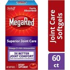 Buy now MegaRed 353mg Omega-3 Krill Oil Joint Care Supplement with EPA/DHA Fatty Acids, Antioxidants, Hyaluronic Acid, No Fishy Burp Aftertaste as with Fish Oil, 60 Count Softgels at indiglob india