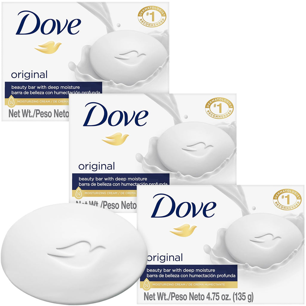 Buy now Dove Beauty Bar Soap Original 24 Count for Soft, Smooth Skin, with 1/4 Moisturizing Cream 3.75 oz at indiglob india