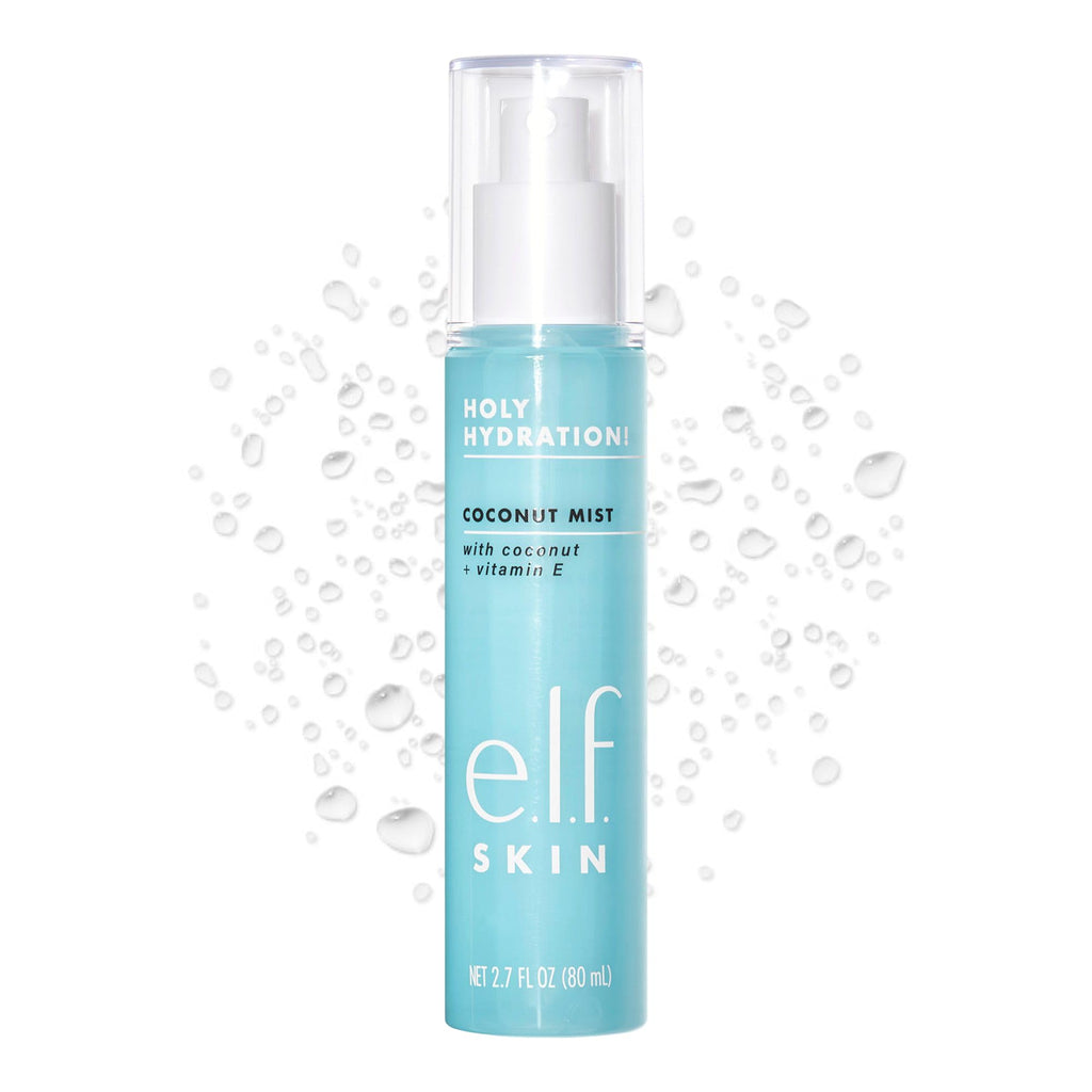 e.l.f. SKIN Holy Hydration! Hydrating Coconut Mist, Refreshes, Soothes & Invigorates Skin, Tropical Scent, 2.7 Fl Oz (Pack of 1)
