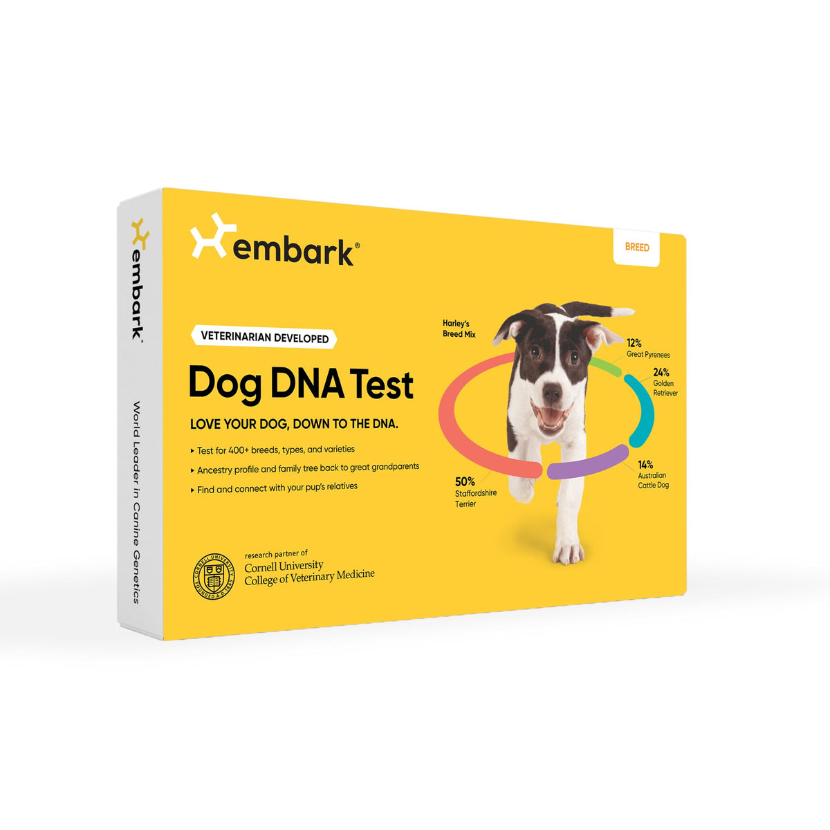 Embark Breed ID Dog DNA Test Kit – 400+ Breeds, 99% Breed Accuracy