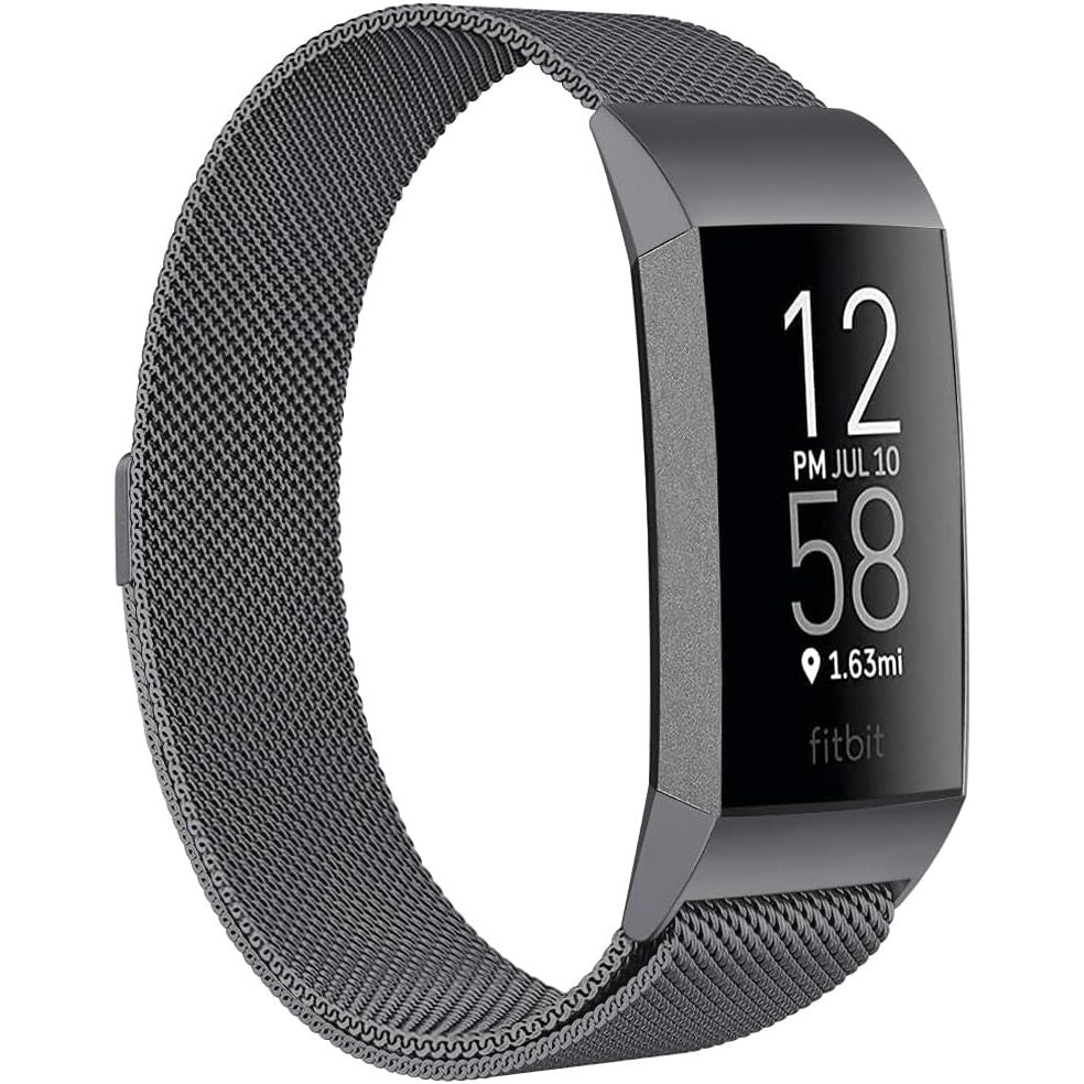 Buy now ZWGKKYGYH Metal Bands Compatible with Fitbit Charge 4/Charge 3/Charge 3 SE, Stainless Steel Mesh Band Replacement Accessories Bracelet Strap for Women Men, Silver Small Small: 5.5" - 7.9" Space Gray at indiglob india