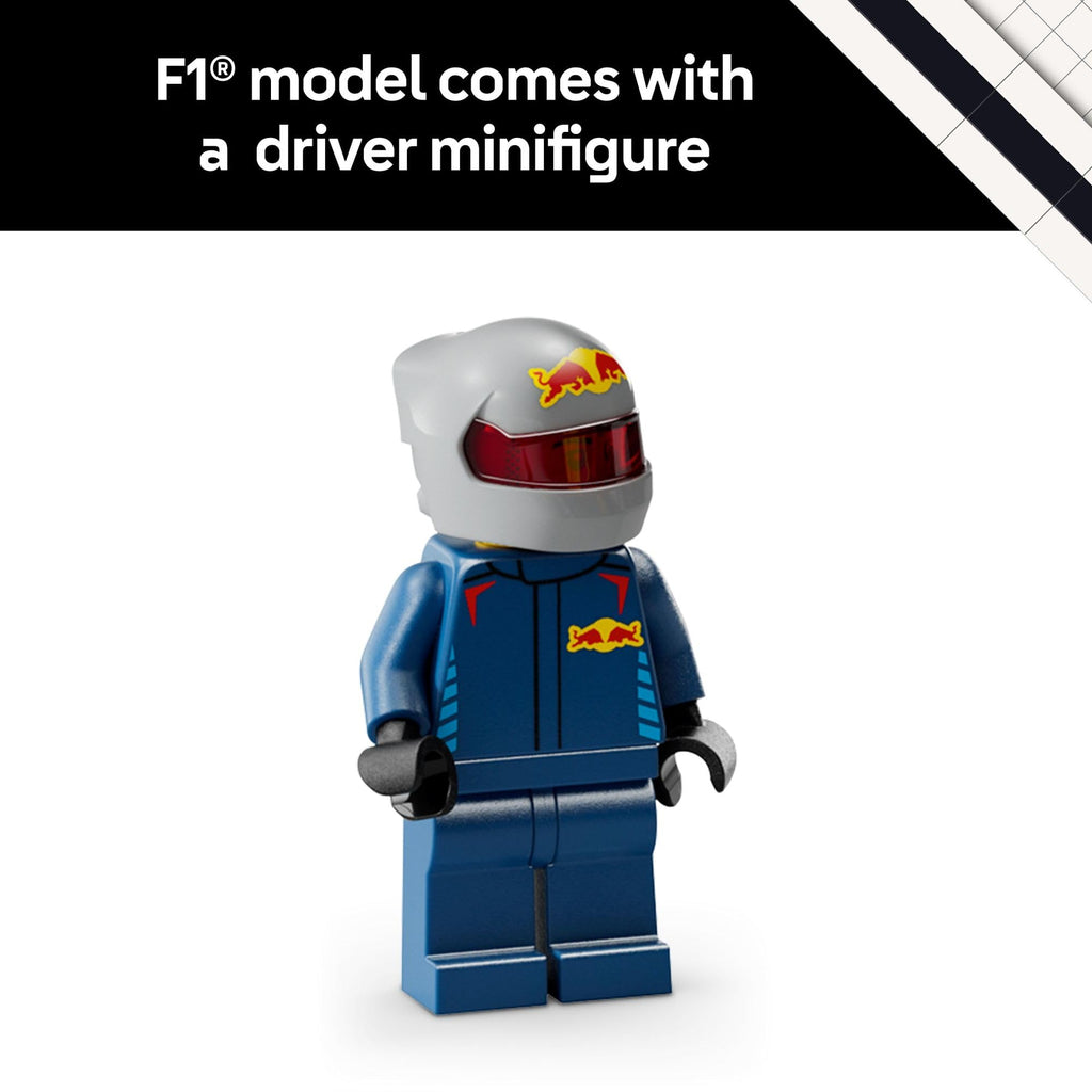 LEGO Speed Champions Oracle Red Bull Racing RB20 F1 Race Car Model Kits - Building Set for Adults, Ages 18+ with Realistic Features - Red Bull F1 DIY Crafts for Display - Gift Idea for Fans - 77243