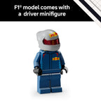 LEGO Speed Champions Oracle Red Bull Racing RB20 F1 Race Car Model Kits - Building Set for Adults, Ages 18+ with Realistic Features - Red Bull F1 DIY Crafts for Display - Gift Idea for Fans - 77243