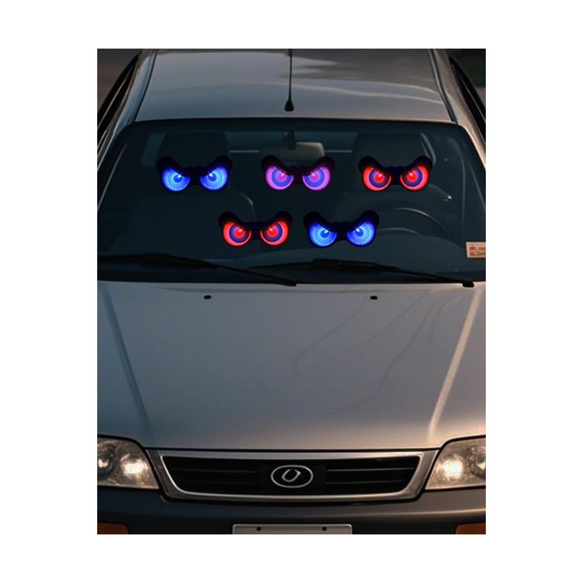 Halloween Decorations, 5 Pack Glowing & Flashing LED Eye Lights for Indoor/Outdoor Use, Bush, Yard, Window, Party