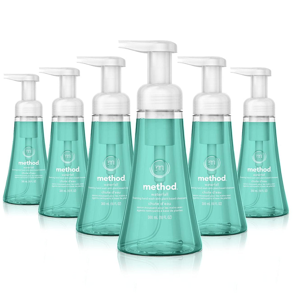 Buy now Method Foaming Hand Soap, Waterfall, Paraben and Phthalate Free, Biodegradable Formula, 10 fl oz (Pack of 6) at indiglob india