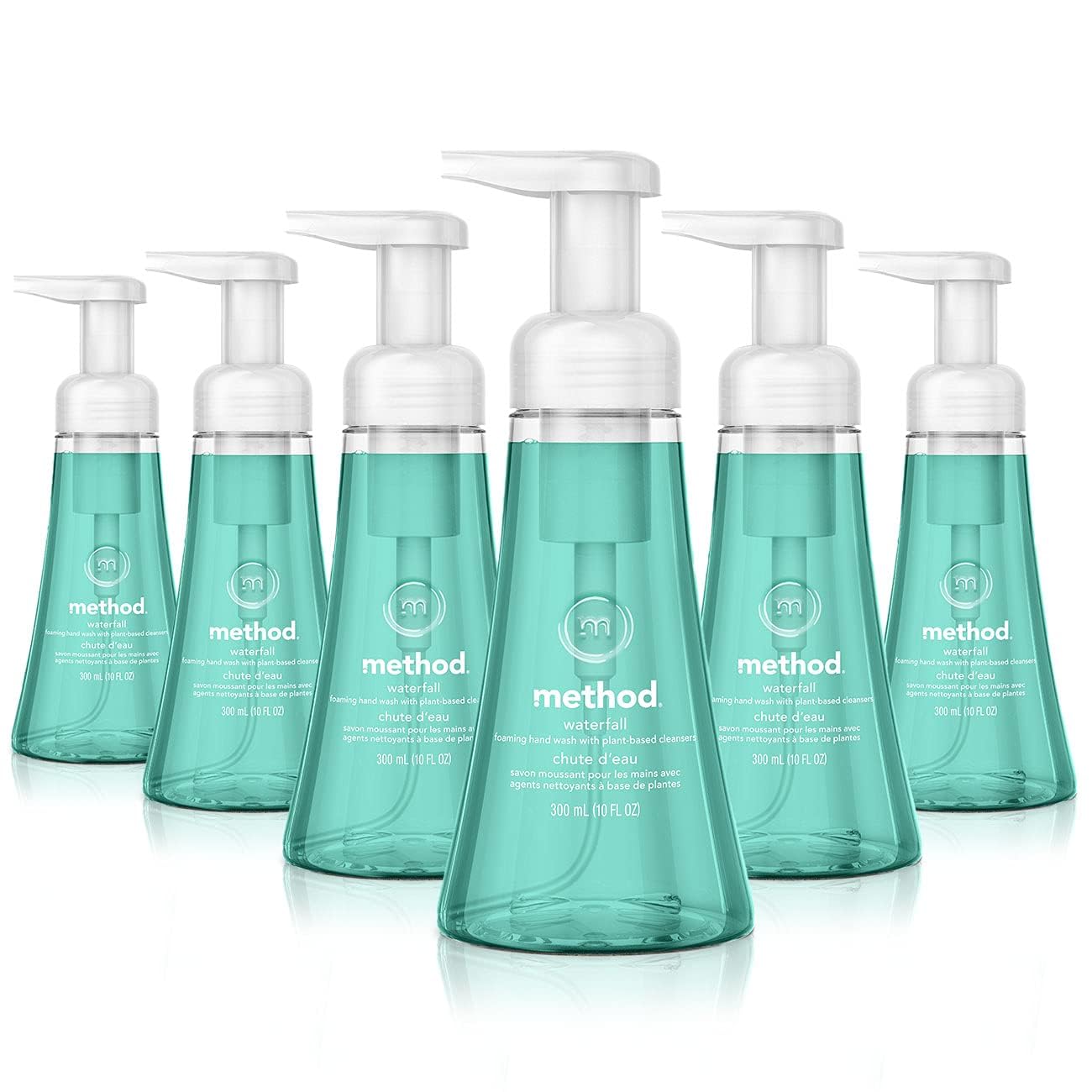 Buy now Method Foaming Hand Soap, Waterfall, Paraben and Phthalate Free, Biodegradable Formula, 10 fl oz (Pack of 6) at indiglob india