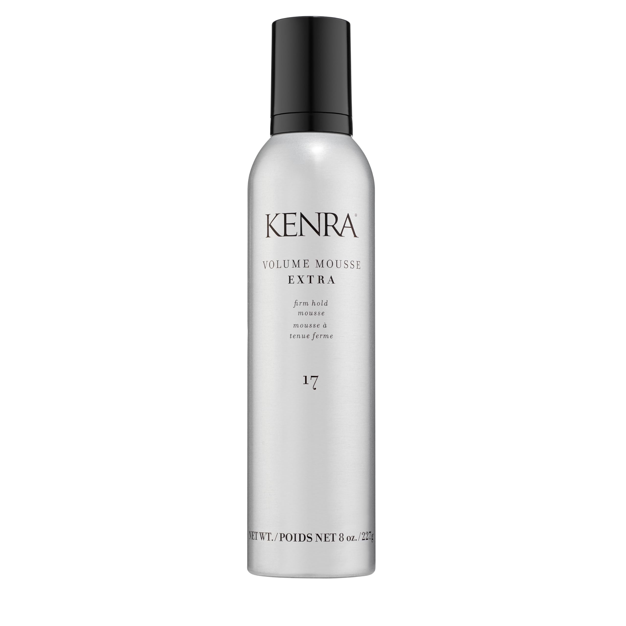 Kenra Volume Mousse Extra 17 | Firm Hold Mousse | Non-drying, Non-flaking Lightweight Formula | Tames Frizz & Conditions |Thermal Protection up to 450F| All Hair Types | 8 oz