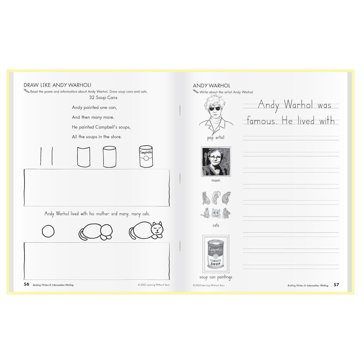 Learning Without Tears Building Writers B Workbook, Writing, 1st Grade+