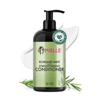 Mielle Organics Rosemary Mint Biotin Strengthening Conditioner, 12 oz | Detangling conditioner, with biotin & pure rosemary extract, hydration boost, manageability support, dry damaged hair care