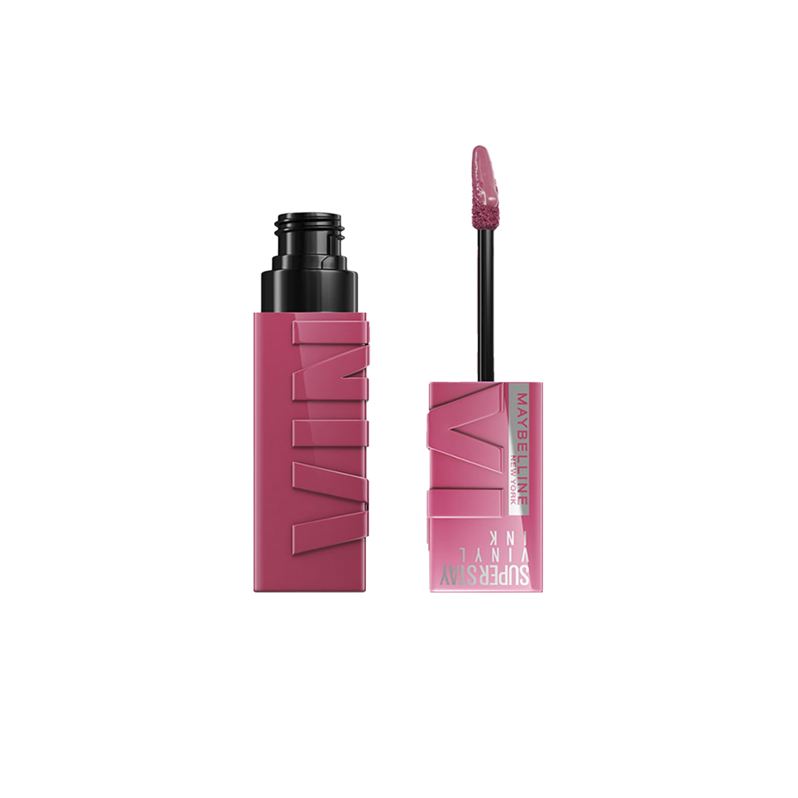 Buy now Maybelline Super Stay Vinyl Ink Longwear No-Budge Liquid Lipcolor Makeup, Highly Pigmented Color and Instant Shine, Cheeky, Rose Nude Lipstick, 0.14 fl oz, 1 Count at indiglob india