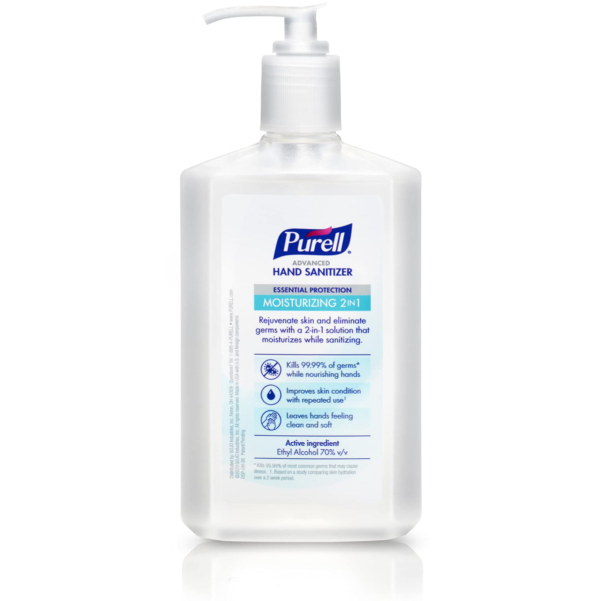 Purell 2in1 Moisturizing Hand Sanitizer Gel 4ct x 12 Fl oz - 3698-06-EC