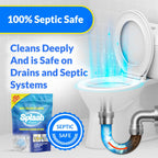 Splash Foam Toilet Cleaner - Self Activating Cleaning Powder for Toilet Bowl Cleaning