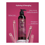 As I Am Onion Leave in Conditioner - 8 oz - with Red Onion, Ceramides & Isoquercetin - Helps Support Healthy Hair Growth