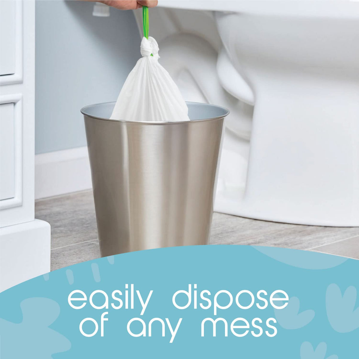 TidyTots Value Pack of 32 Disposable Potty Chair Liners
