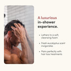 hims Thick Fix Shampoo, Saw Palmetto, Eucalyptus, 2 Pack, 6.4 fl oz | Saw Palmetto for Healthy Hair Growth and Thickening, Scalp Cleansing, Vegan, Sulfate-Free, and Cruelty-Free