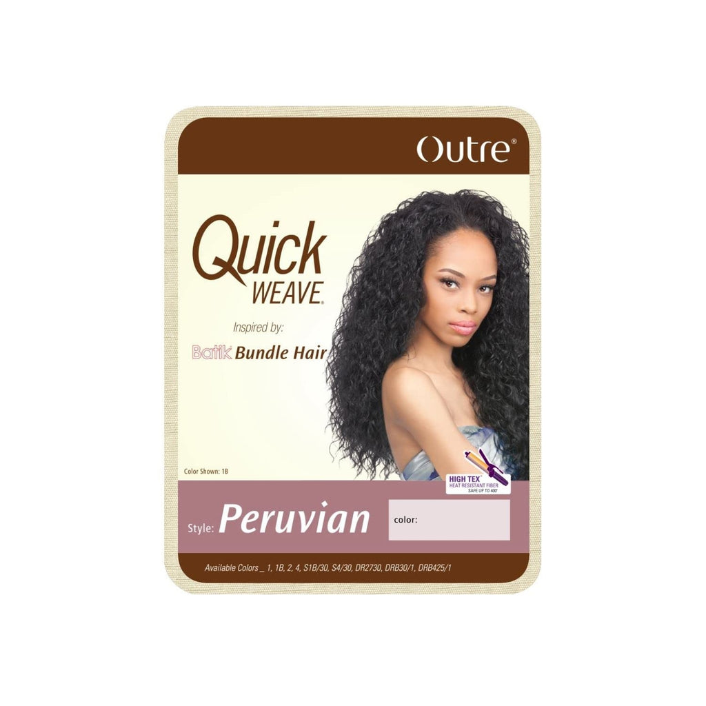 Outre Quick Weave Synthetic Half Wig - Peruvian-1