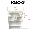 Igloo Cooler Plastic Parts Kit - Made in The USA - 2 Latches, 3 Hinges, Latch Post & Screws