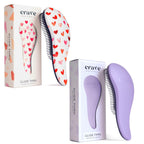 Buy now Crave Naturals Glide Thru Hair Brush - Detangler Brush for Curly, Straight, Wet or Dry Hair - Gentle Detangling Brushes for Adults, Kids, Toddlers - Hair Accessories for Women, 7.5x3" - Pink 2 Pack (Regular) Pink Hearts & Purple at indiglob india