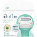 Schick Intuition Sensitive Skin Womens Razor Refills with Vitamin E & Aloe, 3 Count