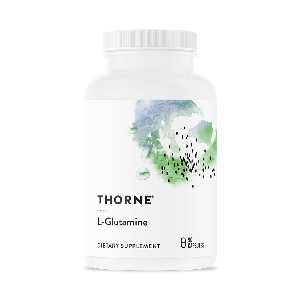Thorne L-Glutamine, 500 mg per Capsule, Amino Acid Supplement, 90 Capsules | Supports Immune System & GI Health, Promotes Post-Exercise Muscle Cell Repair*, Gluten-Free, NSF Contents Certified
