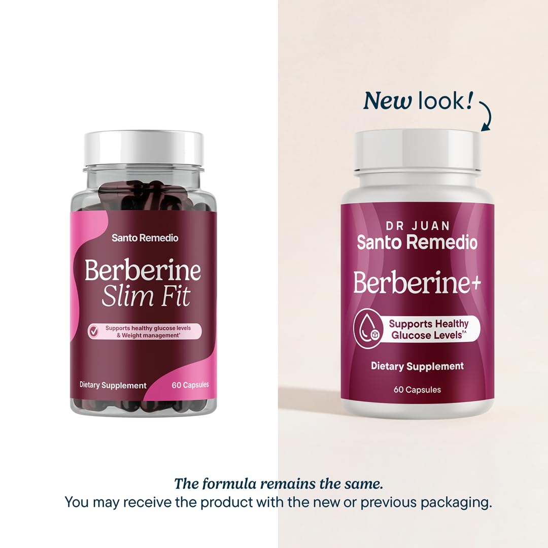 Santo Remedio Berberine Dietary Supplement - 30 Servings