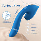 Rabbit Vibrator Sex Toys,All-in-One Thrusting Dildo with Triple Modes