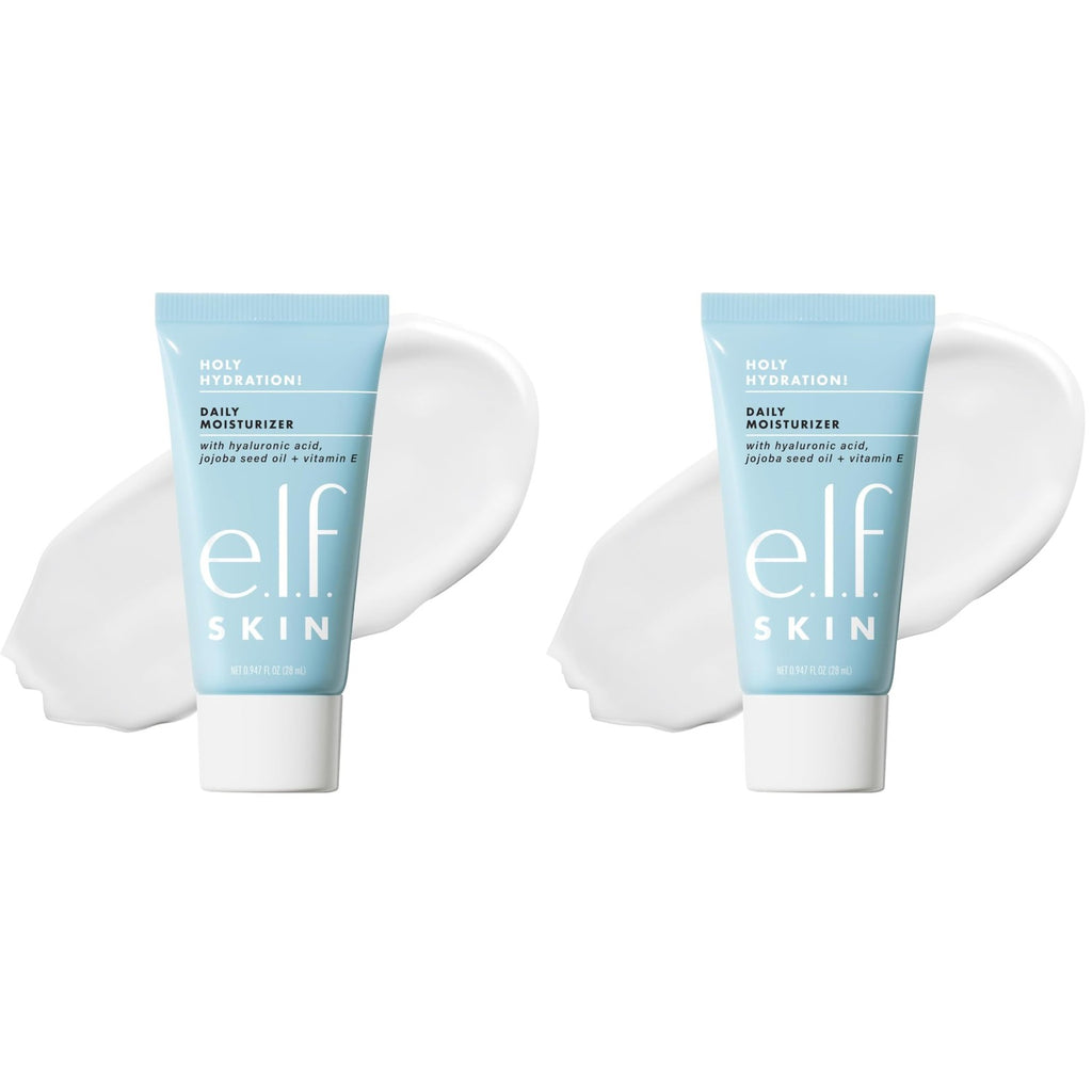 e.l.f. SKIN Holy Hydration! Daily Hydration Moisturizer, Lightweight Face Cream, Hydrating with Aloe & Jojoba, Smooths & Softens Skin, All Skin Types