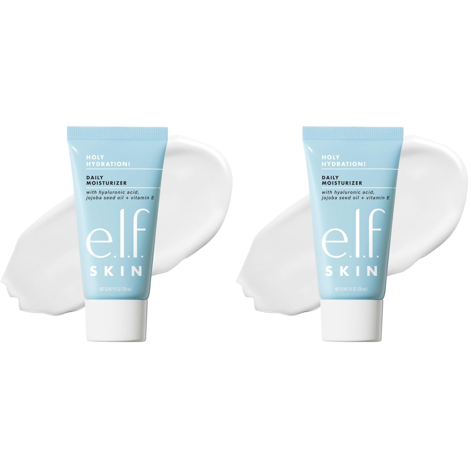 e.l.f. SKIN Holy Hydration! Daily Hydration Moisturizer, Lightweight Face Cream, Hydrating with Aloe & Jojoba, Smooths & Softens Skin, All Skin Types