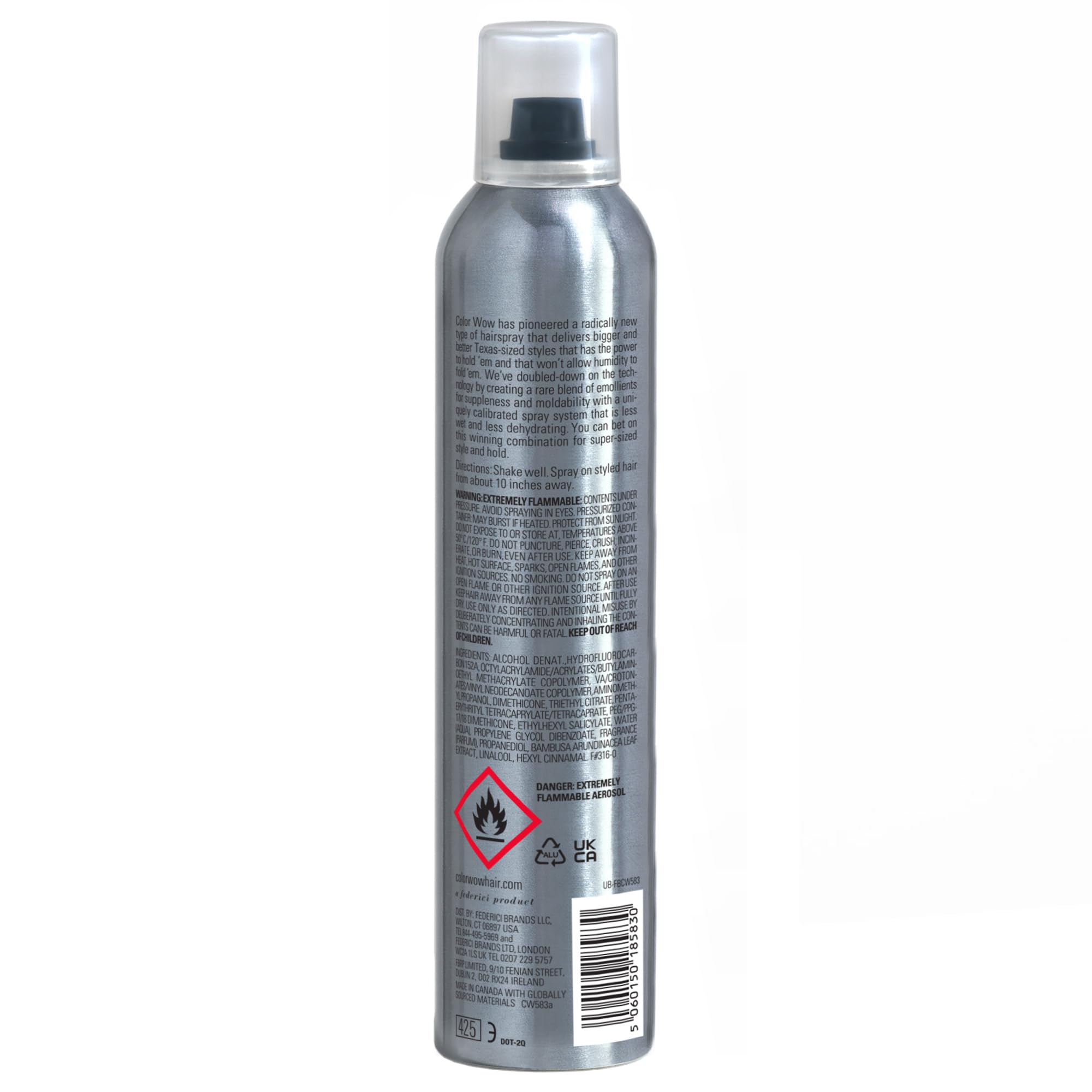 Buy now COLOR WOW Texas Hold 'Em Big Hold Hairspray- Hair Spray Extra Hold for all-day style |Heat protection spray for hair + UV protection|Anti humidity spray for hair |No Crunch or Flake| brushable finish at indiglob india