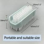 Nail Brush for Cleaning Fingernails Two Sided Hand Fingernail Scrub Brush Soft Stiff Bristles Nail Scrubber Brushes for men women kids,4 PCS