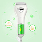 Electric Foot Callus Remover, Rechargeable Foot File for Dead Skin Care | Portable Electronic Pedicure Kit, Waterproof Hard Skin Scraper Tool with 3 Roller Heads for Cracked Heels & Home Spa