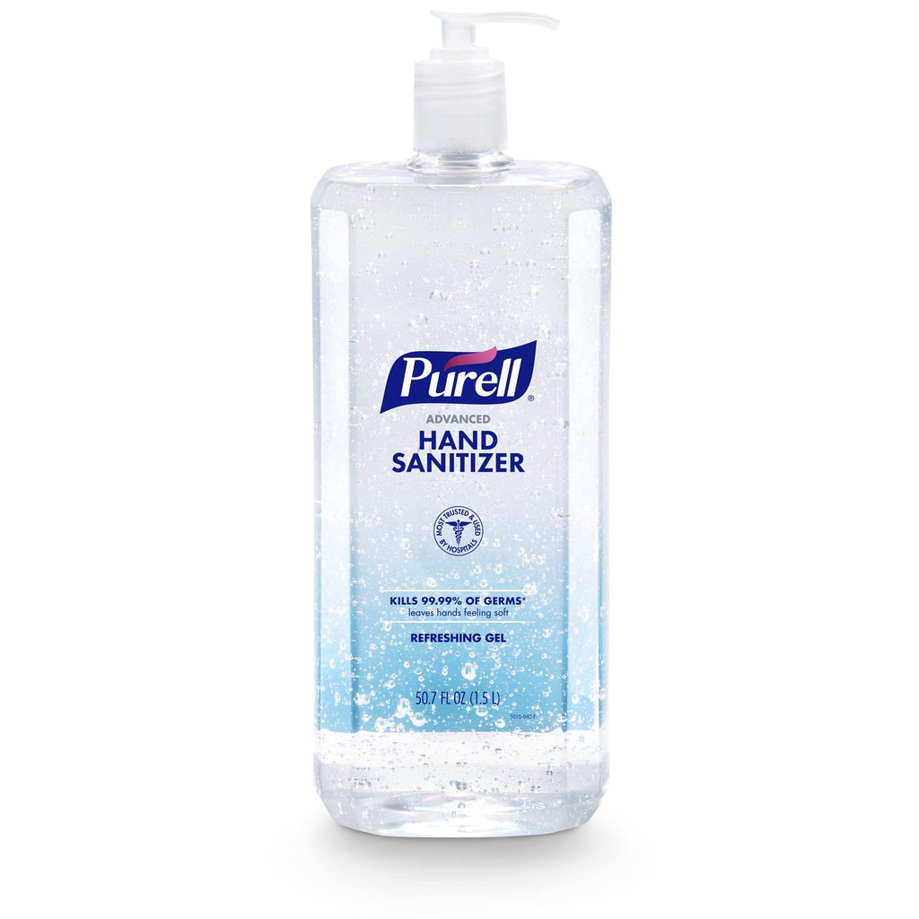 Purell Hand Sanitizer Refreshing Gel Pump Bottle, 1ct x 1.5 Liter - 5015-04