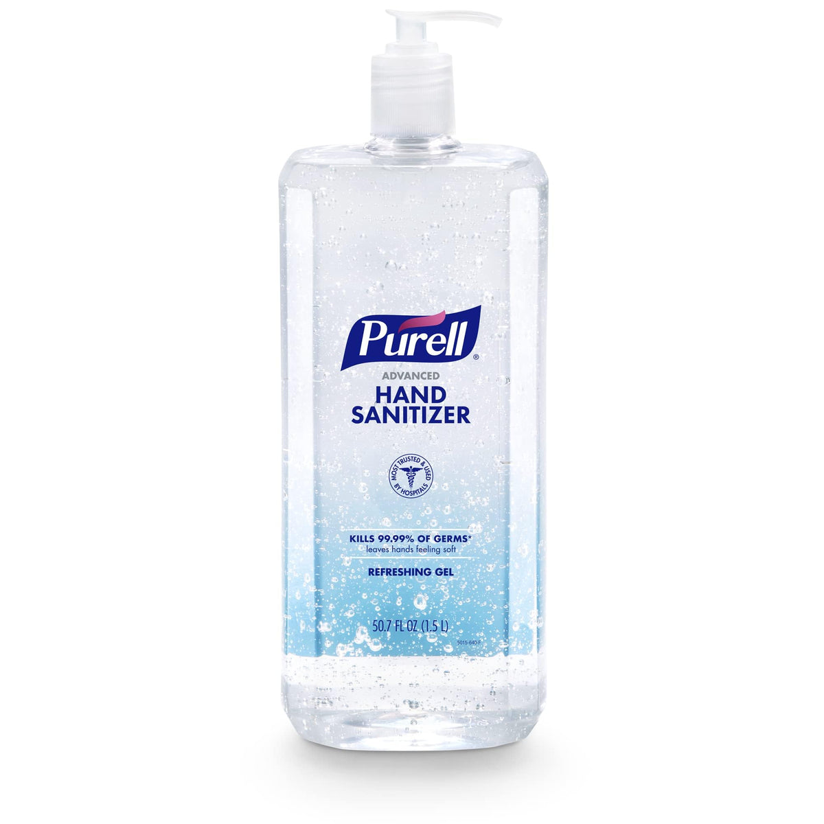 Purell Hand Sanitizer Refreshing Gel Pump Bottle, 1ct x 1.5 Liter - 5015-04