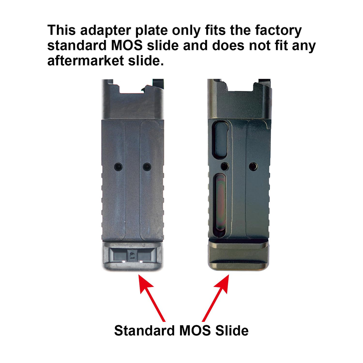 DPP Titanium Adapter Plate Compatible with Glock 17/19 Gen 3-5 MOS Holosun 407/507C/508T/Osight C/XR and Trijicon RMR/SRO