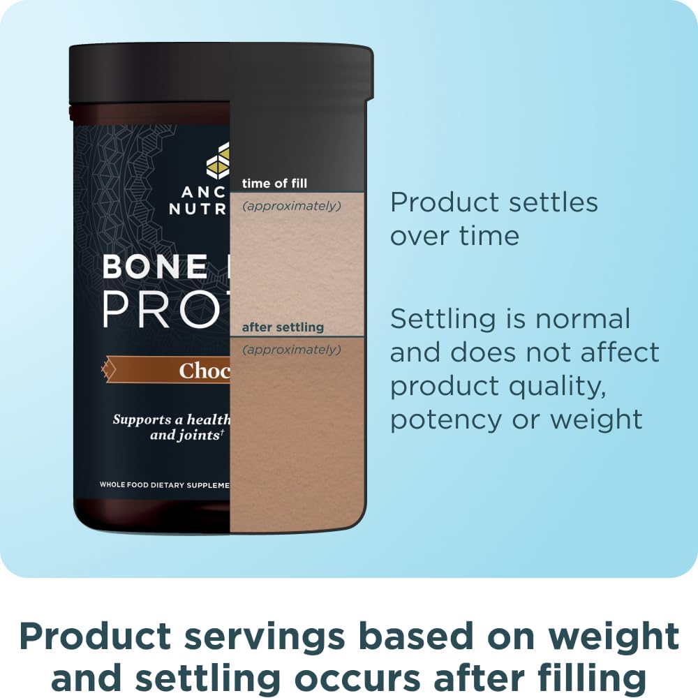 Buy now Ancient Nutrition Protein Powder Made from Real Bone Broth, Chocolate, 20g Protein Per Serving, 20 Serving Tub, Gluten Free Hydrolyzed Collagen Peptides Supplement, Great in Protein Shakes at indiglob india