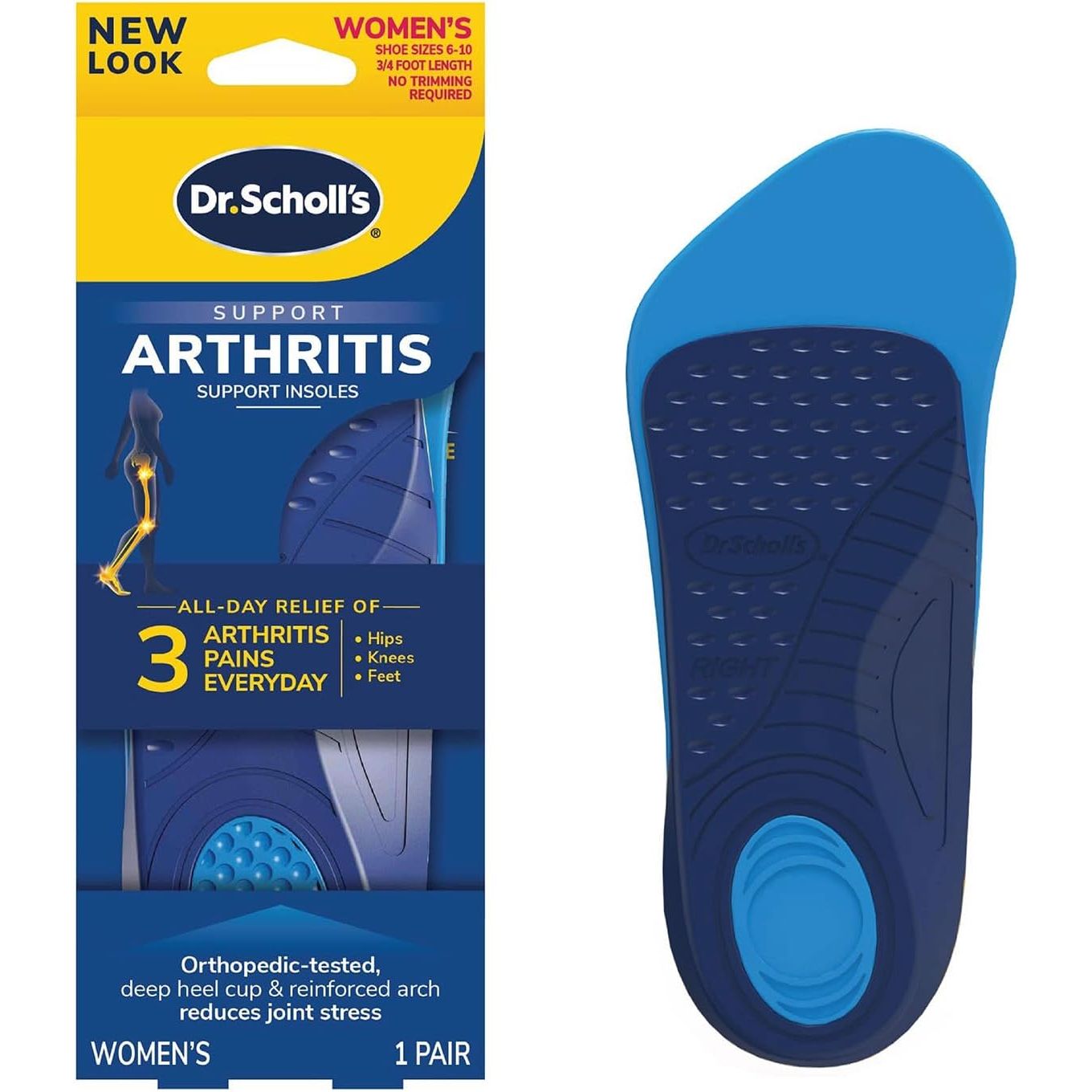 Buy now Dr. Scholl's Arthritis Support Insoles, Women, 1 Pair Default at indiglob india