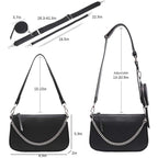 Buy now AMHDV Women Multipurpose Crossbody Bags Small Shoulder Bag Fashion 3 in 1 Zip Handbags with Coin Purse at indiglob india