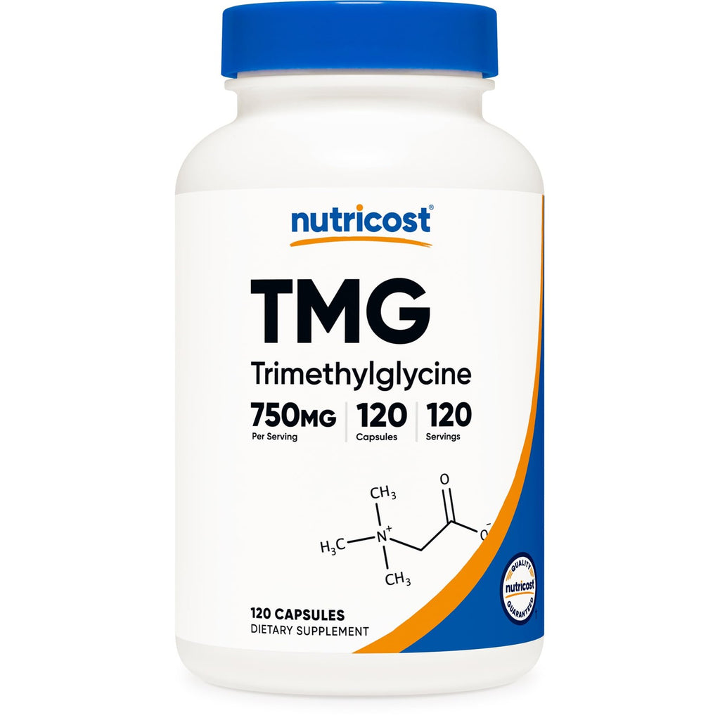 Nutricost TMG (Trimethylglycine) 750mg, 120 Capsules