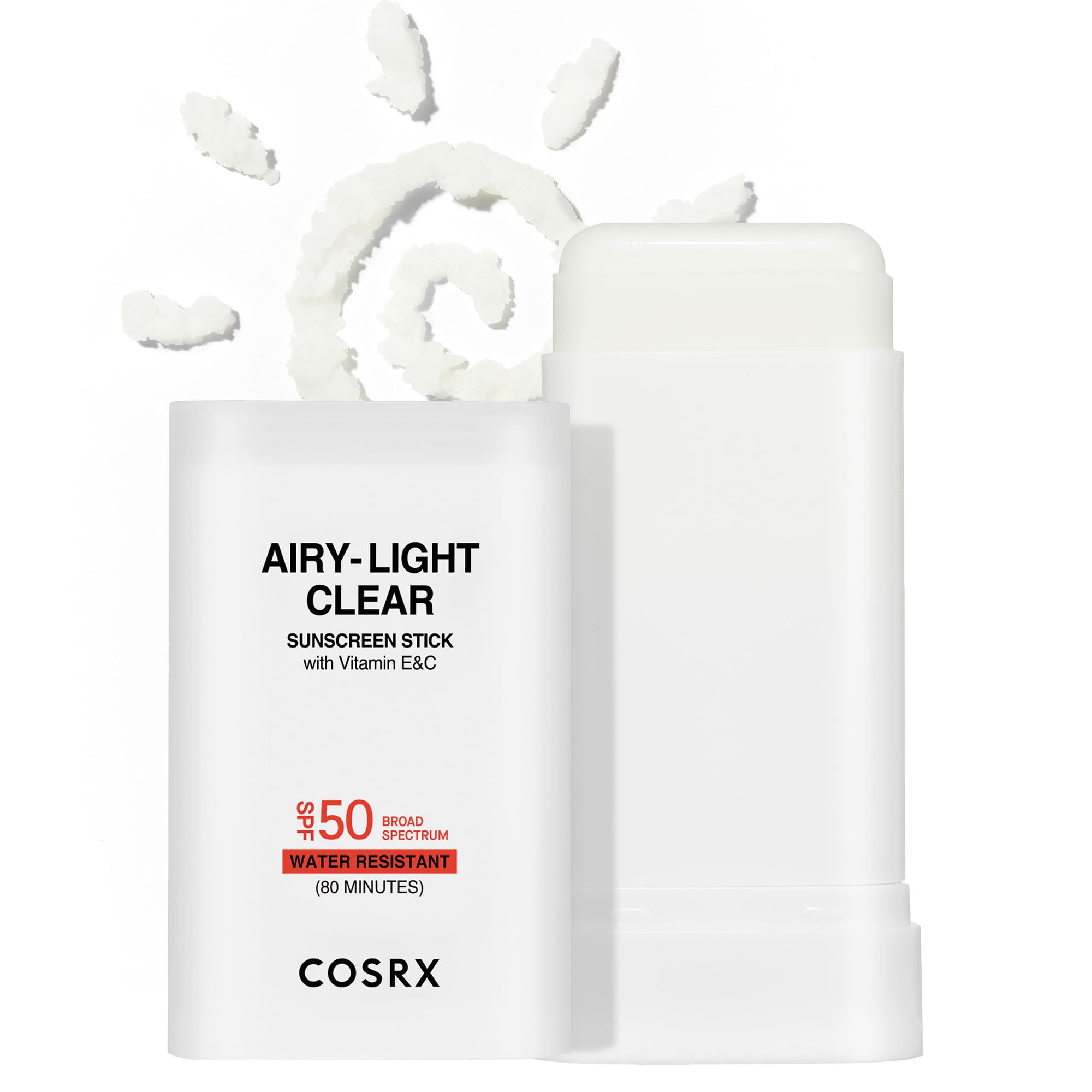 COSRX Vitamin E Sunscreen SPF 50, Natural Glow, for Oily Skin, 1.69 fl oz | Hydrating Face Sunscreen, Lightweight, Non-Sticky, No White Cast, Beach Essentials, Travel Essentials, Korean Skincare