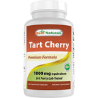 Buy now Best Naturals Tart Cherry Extract 1000 mg (Non-GMO) Veggie Capsules - Promotes Healthy Uric Acid Levels Within Normal Range, Healthy Joint Function & Promotes Healthy Sleep Cycle, 120 Count at indiglob india
