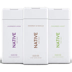 Buy now Native Body Wash 3 Pack - Natural Body Wash Women & Men - SLS & Paraben Free - Cucumber & Mint, Coconut & Vanilla, Lavender & Rose at indiglob india