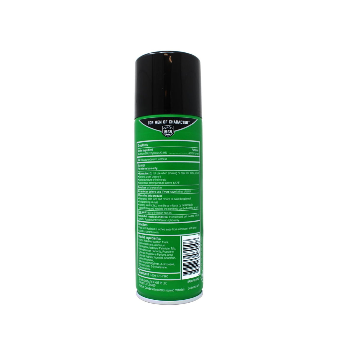 BRUT Anti-Perspirant Deodorant Spray, Classic 6 oz (Pack of 4)