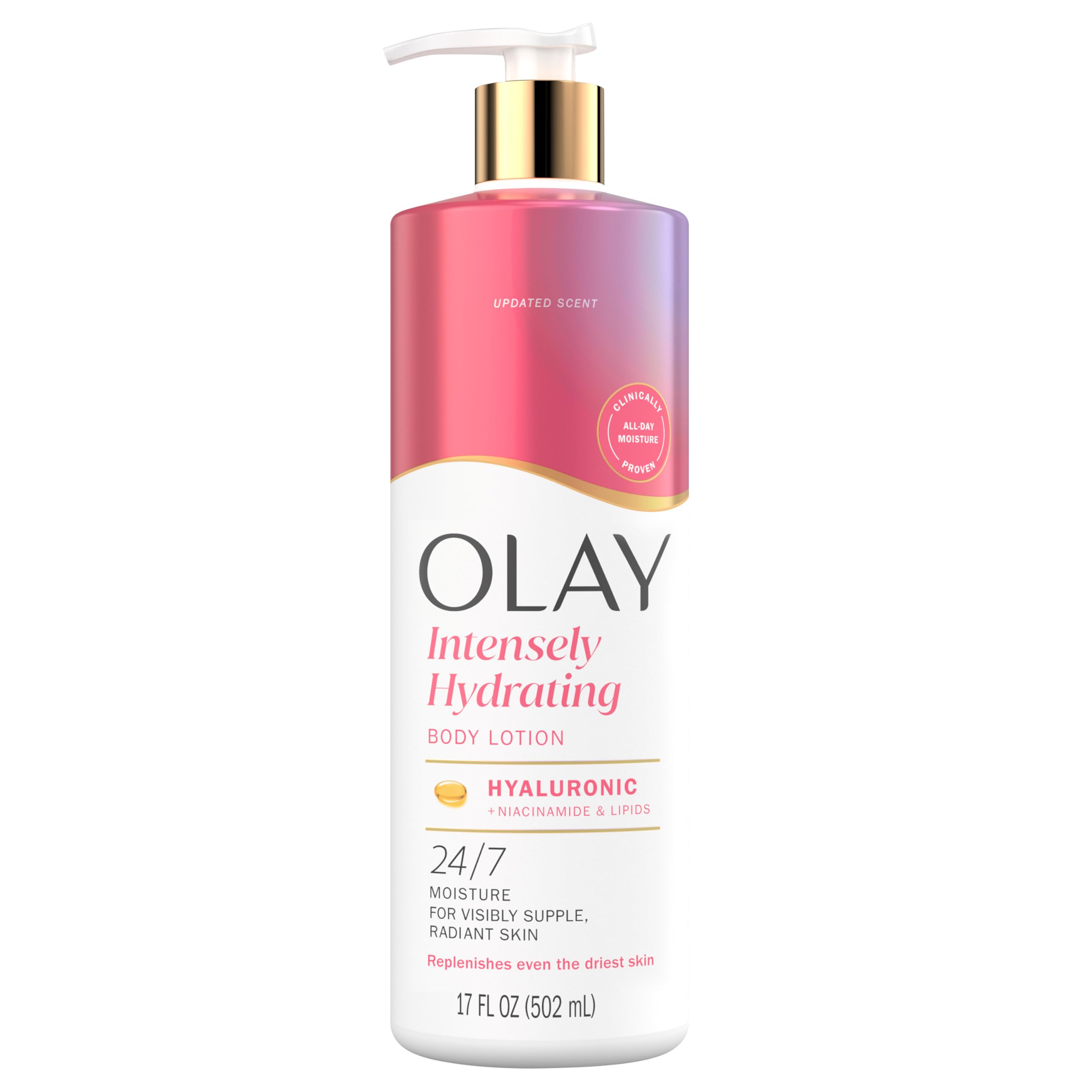 Buy now Olay Body Lotion for Women, Brightening with Vitamin C Serum, Visibly Bright & Radiant Skin, 24hr Moisture & Hydration, Fast Absorbing Formula, Vitamin B3 Complex, For All Skin Types, 17 fl oz Hyaluronic Acid 17 Fl Oz (Pack of 1) at indiglob india