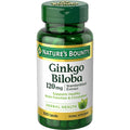 Nature's Bounty Ginkgo Biloba Standardized Extract 120 mg, Herbal Bottles, Capsule, 100 Count, Pack of 2
