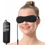 Aroma Season Heated Eye Mask for Dry Eyes, Warm Eye Compress with Flaxseed for MGD, Dry Eye Syndrome, Chalazion Blepharitis Stye Eye Treatment, Steam Moist to Unclog Glands (Blue)