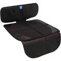 Buy now funbliss Car Seat Protector for Child Car Seat,Auto Seat Cover Mat for Under Carseat with Thickest Padding to Protect Leather & Fabric Upholstery,PVC Leather Reinforced Corners BLACK at indiglob india