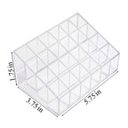Super Z Outlet Transparent Cosmetic Makeup Organizer for Lipstick, Brushes, Bottles, and More - Clear Case Display Rack Holder